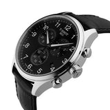 Tissot Chrono XL Classic Black Dial Black Leather Strap Watch For Men - T116.617.16.057.00 Authentic Buy Shop Now