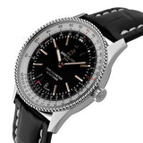 Breitling Navitimer 1 Automatic 41mm Black Dial Black Leather Strap Mens Watch - A17326211B1P1 Authentic Buy Shop Now