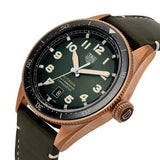Tag Heuer Autavia Calibre 5 Automatic Olive Green Dial Green Leather Strap Watch for Men - WBE5190.FC8268 Authentic Buy Shop Now