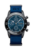 Breitling Superocean Heritage Chronograph 44 Outerknown Blue Dial Blue NATO Strap Watch for Men - M133132A1C1W1 Authentic Buy Shop Now