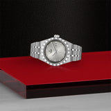 Tudor Royal Day Date Diamonds Automatic Silver Dial Silver Steel Strap Watch for Men - M28600-0002 Authentic Buy Shop Now