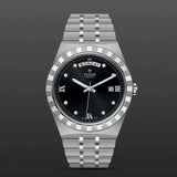Tudor Royal Automatic Diamonds Black Dial Silver Steel Strap Watch for Men - M28600-0004 Authentic Buy Shop Now