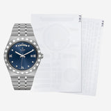 Tudor Royal Automatic Diamonds Blue Dial Silver Steel Strap Watch for Men - M28600-0006 Authentic Buy Shop Now