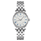 Mido Baroncelli III Automatic Silver Dial Silver Steel Strap Watch For Women - M7600.4.21.1 Authentic Buy Shop Now