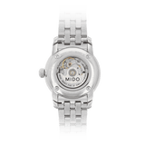 Mido Baroncelli III Automatic Diamonds White Dial Silver Steel Strap Watch For Women - M7600.4.66.1 Authentic Buy Shop Now