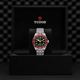 Tudor Black Bay Black Dial Silver Steel Strap Watch for Men - M7941A1A0RU-0003