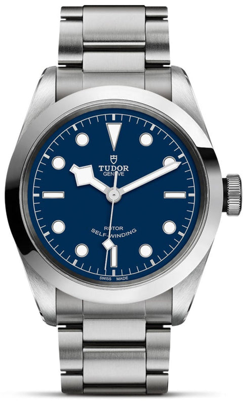 Tudor Black Bay Automatic Blue Dial Silver Steel Strap Watch for Men - M79540-0004 Authentic Buy Shop Now