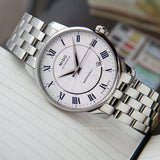 Mido Baroncelli III Automatic Silver Dial Silver Steel Strap Watch For Men - M8600.4.21.1 Authentic Buy Shop Now