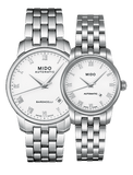 Mido Baroncelli II Automatic White Dial Silver Steel Strap Watch For Men - M8600.4.26.1 Authentic Buy Shop Now