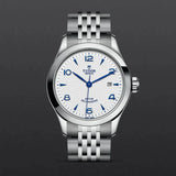Tudor 1926 Automatic White Dial Silver Steel Strap Watch for Men - M91650-0005 Authentic Buy Shop Now