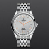 Tudor 1926 Automatic Diamonds Silver Dial Silver Steel Strap Watch for Men - M91650-0003 Authentic Buy Shop Now