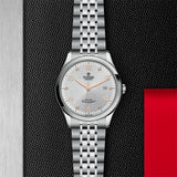 Tudor 1926 Automatic Diamonds Silver Dial Silver Steel Strap Watch for Men - M91650-0003 Authentic Buy Shop Now