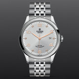 Tudor 1926 Automatic Diamonds Silver Dial Silver Steel Strap Watch for Men - M91650-0003 Authentic Buy Shop Now