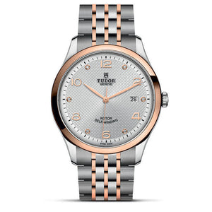 Tudor 1926 Automatic Diamonds Silver Dial Two Tone Steel Strap Watch for Men - M91651-0002 Authentic Buy Shop Now