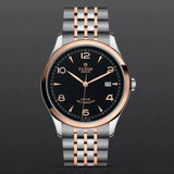 Tudor 1926 Automatic Black Dial Two Tone Steel Strap Watch for Men - M91651-0003 Authentic Buy Shop Now