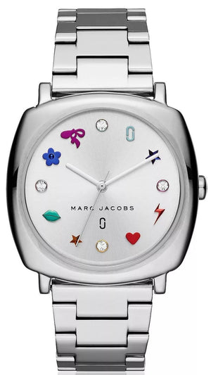 Marc Jacobs Mandy Silver Dial Silver Steel Strap Watch for Women - MJ3548 Authentic Buy Shop Now