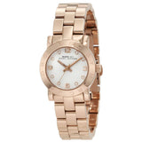 Marc Jacobs Mini Amy White Dial Rose Gold Steel Strap Watch for Women - MBM3078 Authentic Buy Shop Now