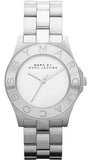 Marc Jacobs Blade Chronograph Silver Dial Silver  Steel Strap Watch for Women - MBM3125