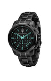 Maserati Aqua Edition Quartz Precision Chronograph Black Dial Watch For Men - R8873644003 Authentic Buy Shop Now