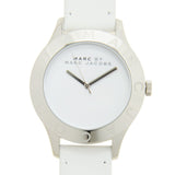 Marc Jacobs Blade White Dial White Leather Strap Watch for Women - MBM1200 Authentic Buy Shop Now
