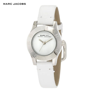 Marc Jacobs Blade White Dial White Leather Strap Watch for Women - MBM1200 Authentic Buy Shop Now