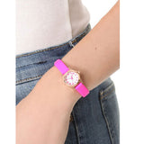 Marc Jacobs Henry White Dial Pink Leather Strap Watch for Women - MBM1237 Authentic Buy Shop Now