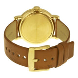 Marc Jacobs Baker White Dial Brown Leather Strap Watch for Womern - MBM1316 Authentic Buy Shop Now