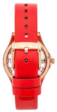 Marc Jacobs Henry Skeleton Red Dial Red Leather Strap Watch for Women - MBM1338 Authentic Buy Shop Now