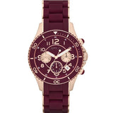 Marc Jacobs Rock Chronograph Red Dial Red Silicone Strap Watch for Women - MBM2596 Authentic Buy Shop Now