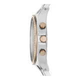 Marc Jacobs Henry Chronograph Silver Dial Two Tone Steel Strap Watch for Women - MBM3106 Authentic Buy Shop Now