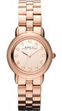 Marc Jacobs Marci Rose Gold Dial Rose Gold Steel Strap Watch for Women - MBM3175 Authentic Buy Shop Now