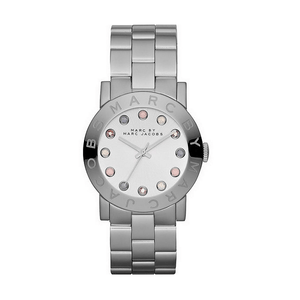 Marc Jacobs Amy Dexter Silver Dial Silver Steel Strap Watch for Women - MBM3214 Authentic Buy Shop Now