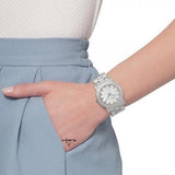Marc Jacobs Amy Dexter Silver Dial Silver Steel Strap Watch for Women - MBM3214 Authentic Buy Shop Now
