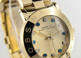 Marc Jacobs Amy Dexter Gold Dial Gold Steel Strap Watch for Women - MBM3215 Authentic Buy Shop Now