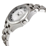 Marc Jacobs Henry White Dial Silver Steel Strap Watch for Women - MBM3291 Authentic Buy Shop Now