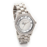 Marc Jacobs Henry Transparent Silver Dial Silver Steel Strap Watch for Women - MBM3337 Authentic Buy Shop Now