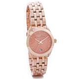 Marc Jacobs Peeker Pink Dial Rose Gold Stainless Steel Strap Watch for Women - MBM3377 Authentic Buy Shop Now