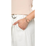 Marc Jacobs Peeker Pink Dial Rose Gold Stainless Steel Strap Watch for Women - MBM3377 Authentic Buy Shop Now
