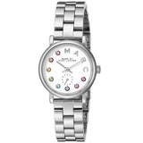 Marc Jacobs Marc White Dial Silver Steel Strap Watch for Women - MBM3420 Authentic Buy Shop Now