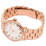 Marc Jacobs Baker White Dial Rose Gold Steel Strap Watch for Women - MBM3441 Authentic Buy Shop Now