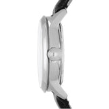 Fossil Townsman Automatic Skeleton White Dial Black Leather Strap Watch for Men - ME3085 Authentic Buy Shop Now