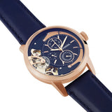 Fossil Townsman Twist Skeleton Blue Dial Blue Leather Strap Watch for Men - ME1138 Authentic Buy Shop Now
