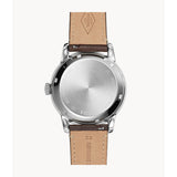 Fossil The Commuter White Dial Brown Leather Strap Watch for Men - FS5275 Authentic Buy Shop Now