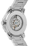 Fossil Grant Skeleton Black Dial Silver Steel Strap Watch for Men - ME3055 Authentic Buy Shop Now