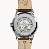 Fossil Townsman Automatic Black Dial Brown Leather Strap Watch for Men - ME3061 Authentic Buy Shop Now