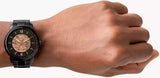 Fossil Neutra Automatic Skeleton Black Dial Black Steel Strap Watch for Men - ME3183 Authentic Buy Shop Now