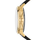 Fossil Townsman Automatic Skeleton Black Dial Black Leather Strap Watch for Men - ME3210 Authentic Buy Shop Now