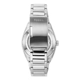Fossil Everett Automatic Skeleton Blue Dial Silver Steel Strap Watch for Men - ME3220 Authentic Buy Shop Now