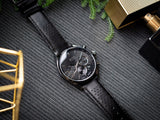 Hugo Boss Champion Black Dial Black Leather Strap Watch for Men - 1513880 Authentic Buy Shop Now