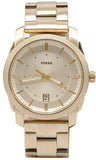 Fossil Machine Gold Dial Gold Steel Strap Watch for Men - FS5264 Authentic Buy Shop Now